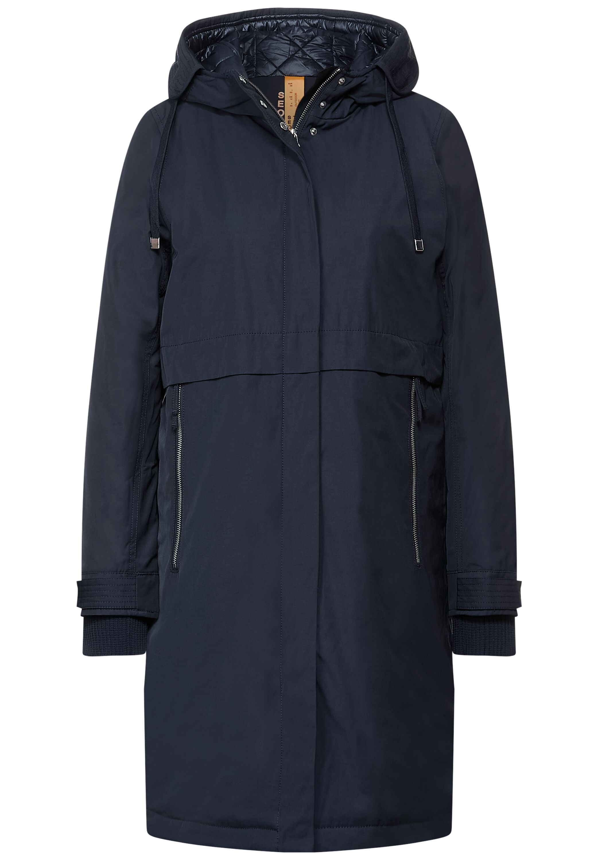 Longparka mit 2-Wege Zipper