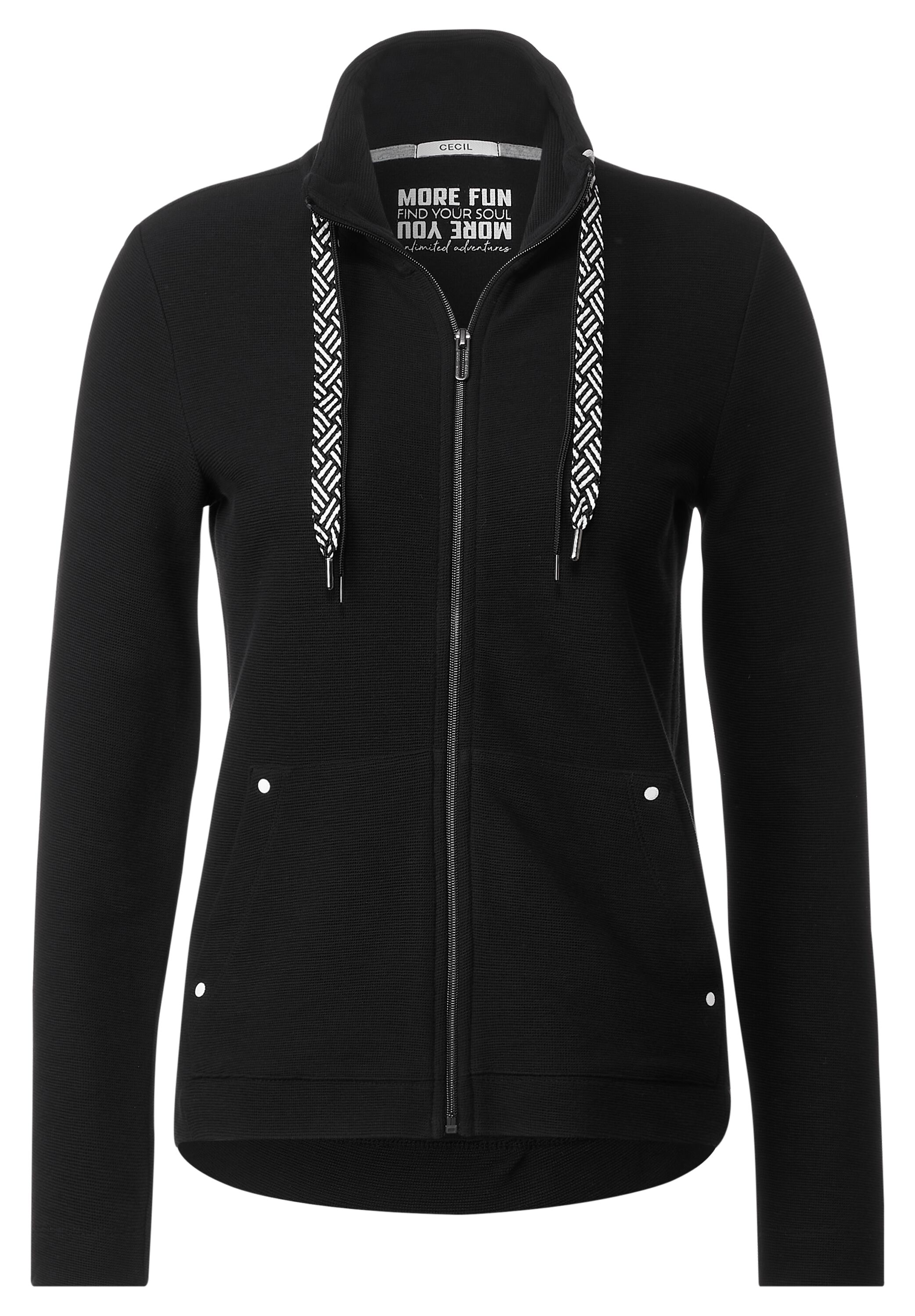 Strukturierte Shirtjacke