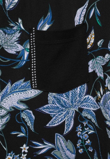 T-Shirt mit Blumen Print