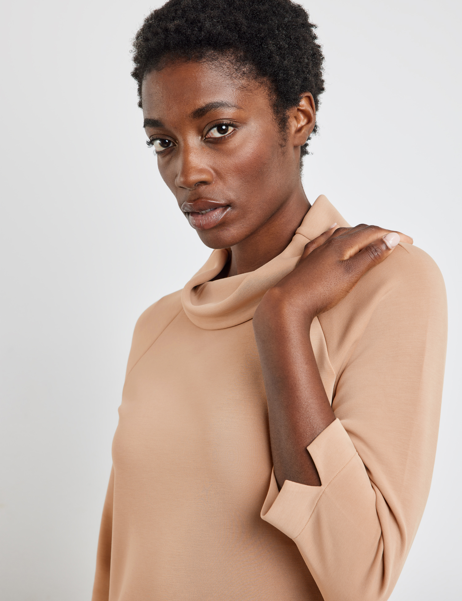 3/4 Arm Shirt aus Interlock-Jersey