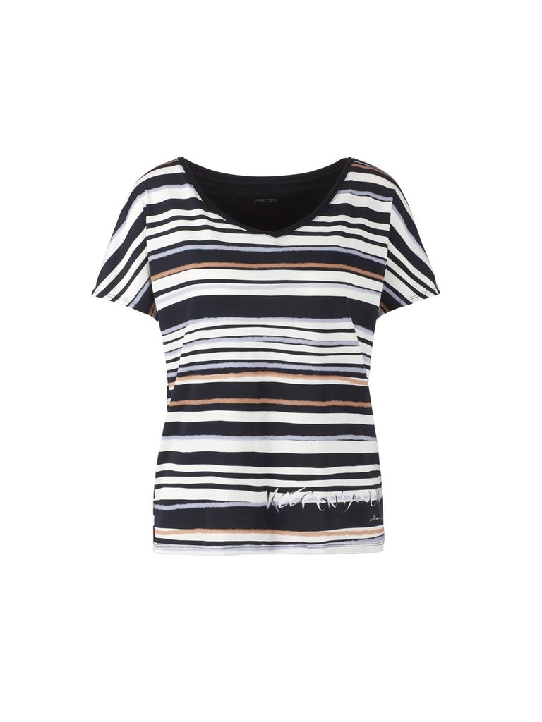 Gestreiftes T-Shirt aus Baumwolle
