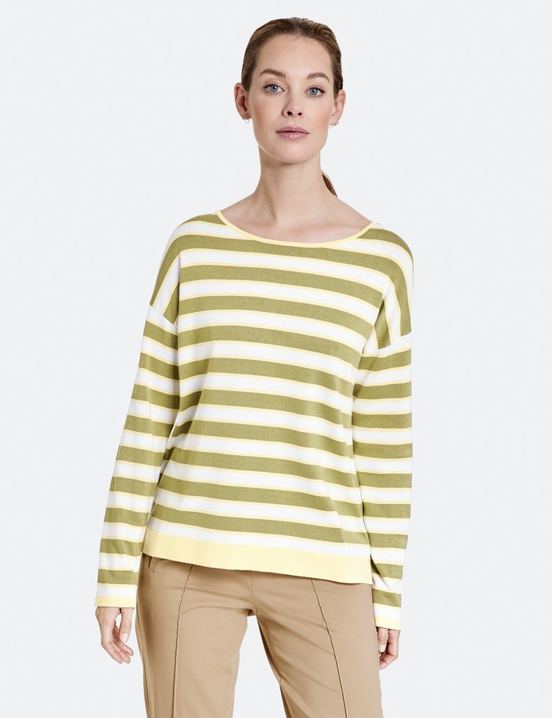 Leichter Ringelpullover