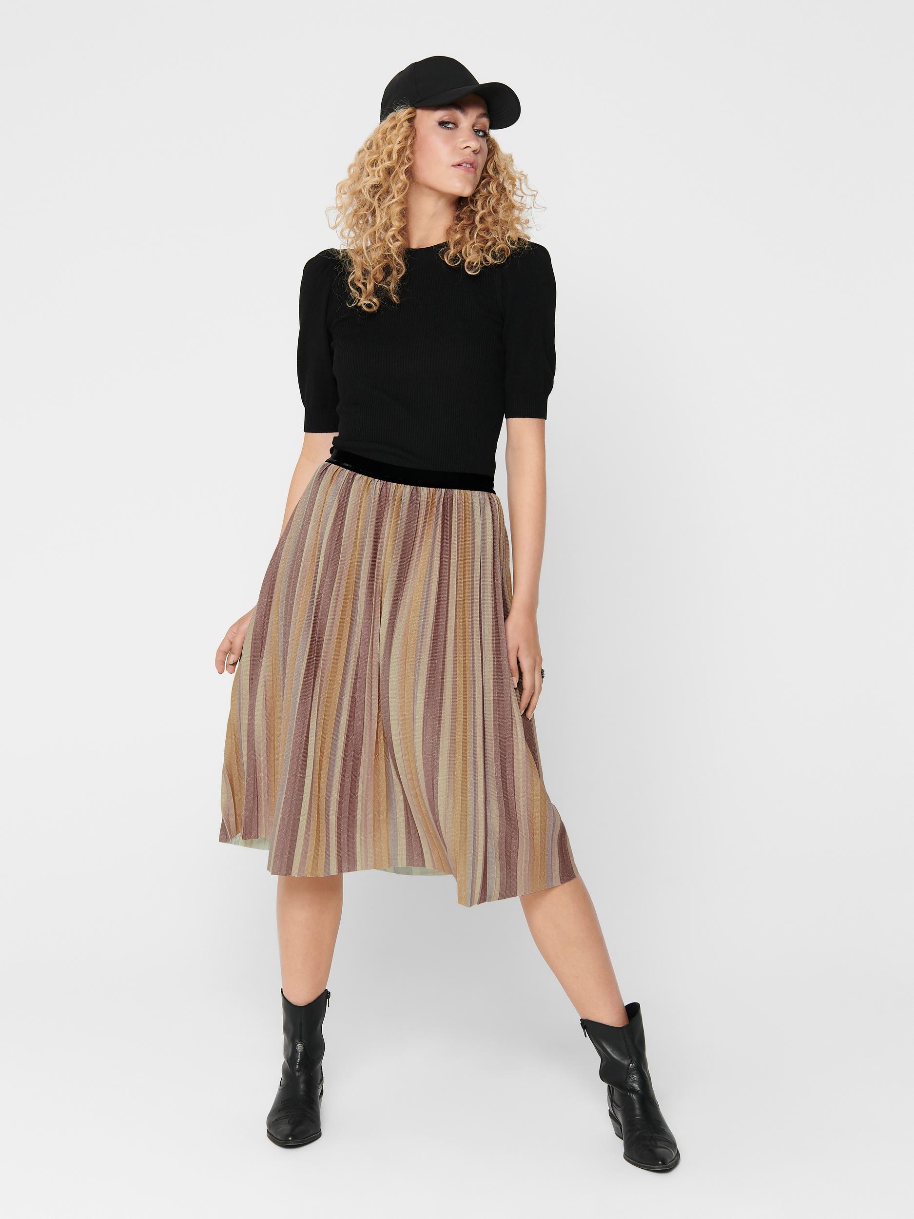 ONLNEW SWAY STRIPE SKIRT KNT