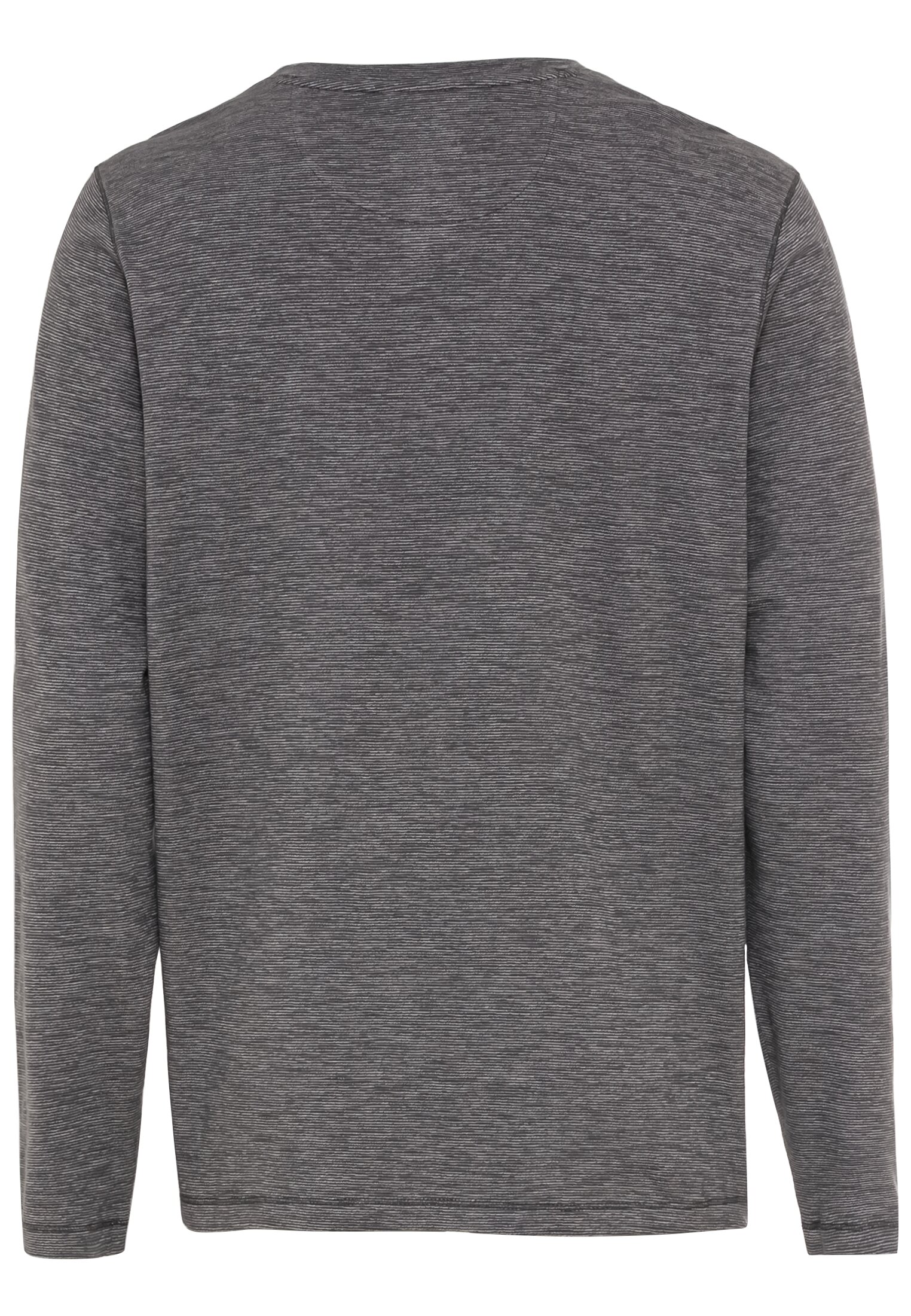 Langarm Henleyshirt aus reiner Baumwolle