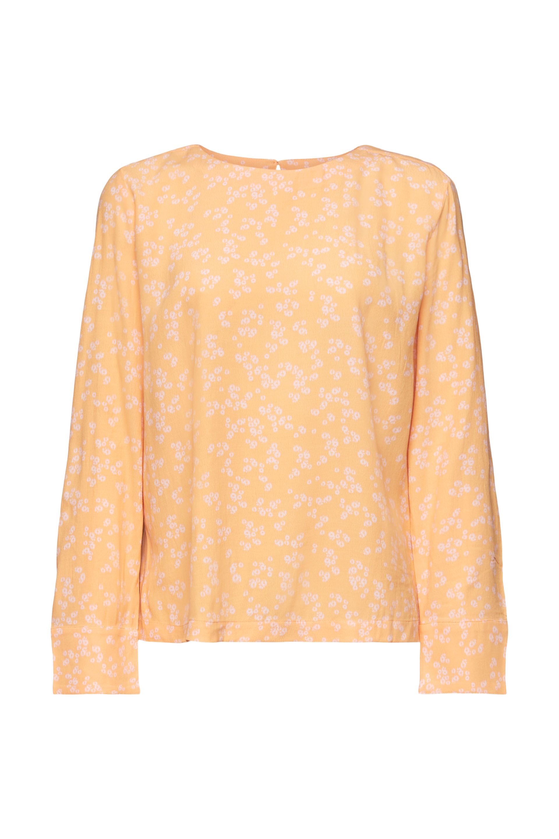 Crêpe-Bluse mit Print