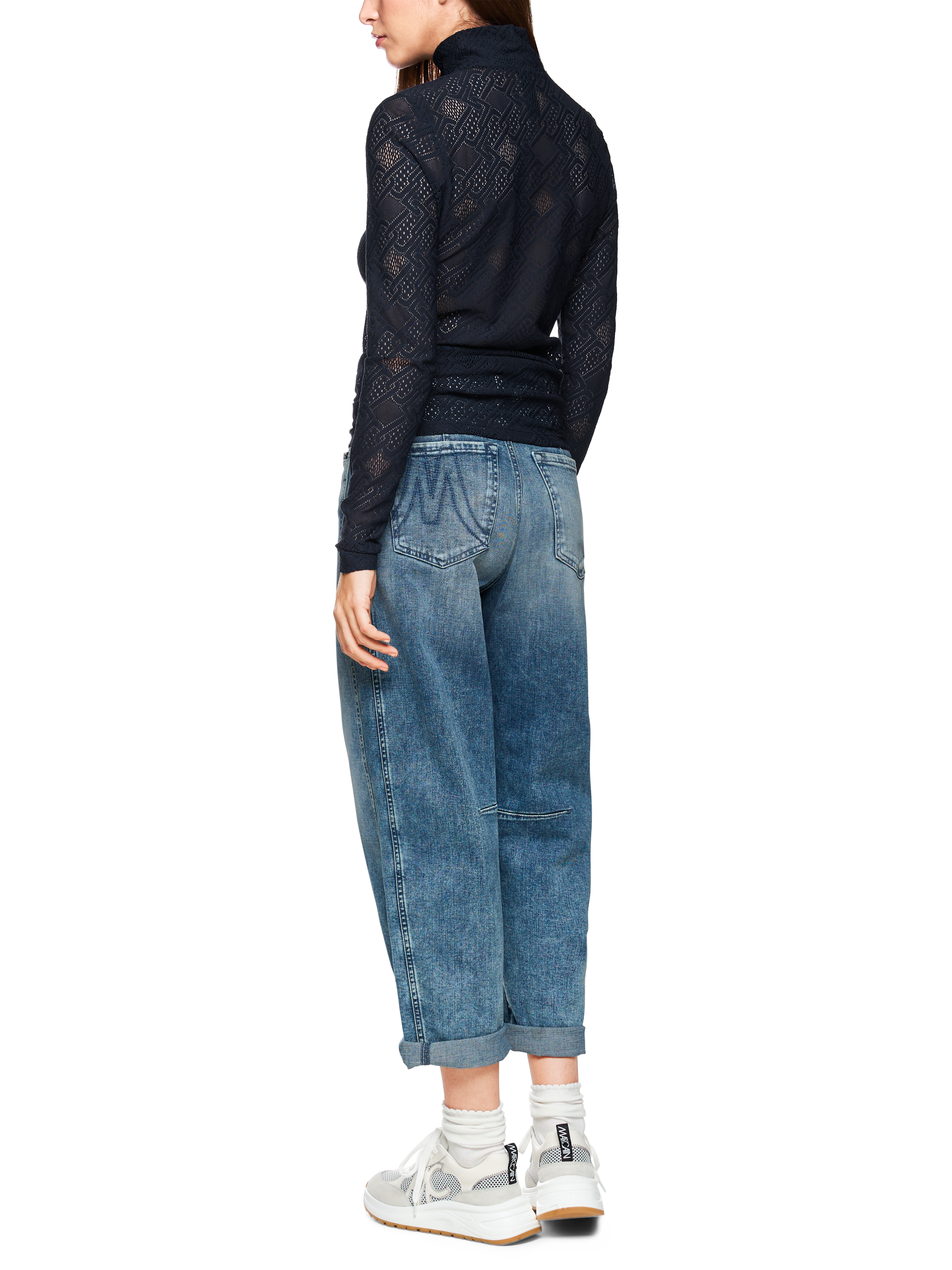 Shirt aus Logospitze