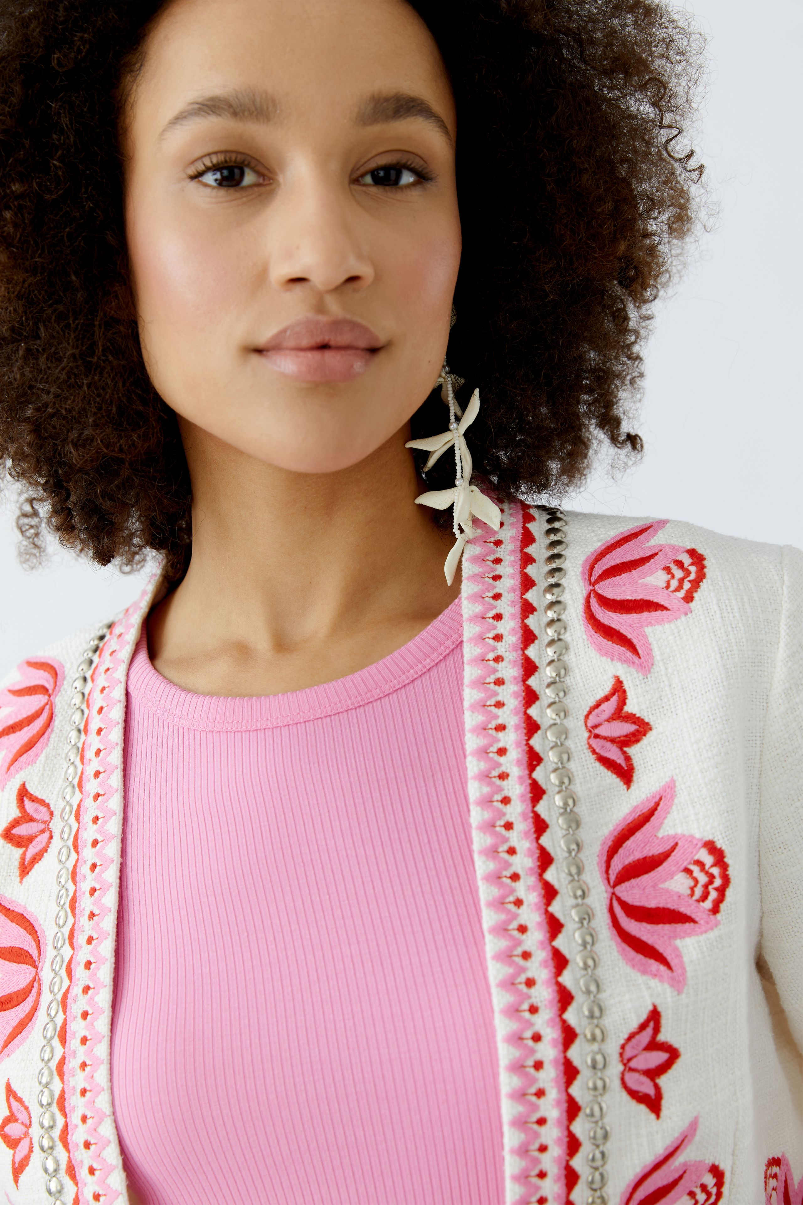 Bolero Jacke mit wertiger Stickerei