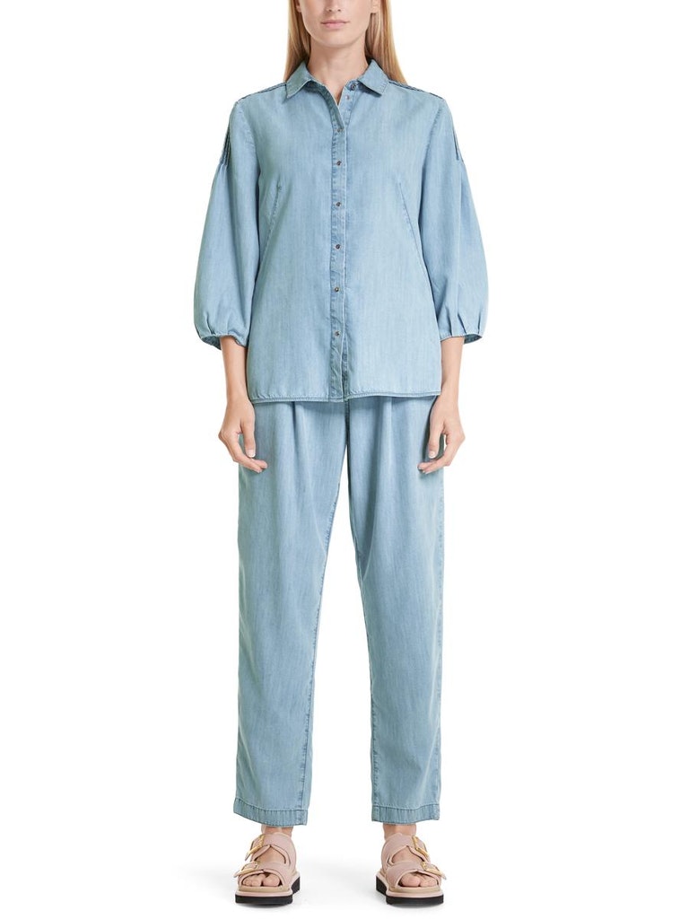 Jeansbluse "Rethink Together"