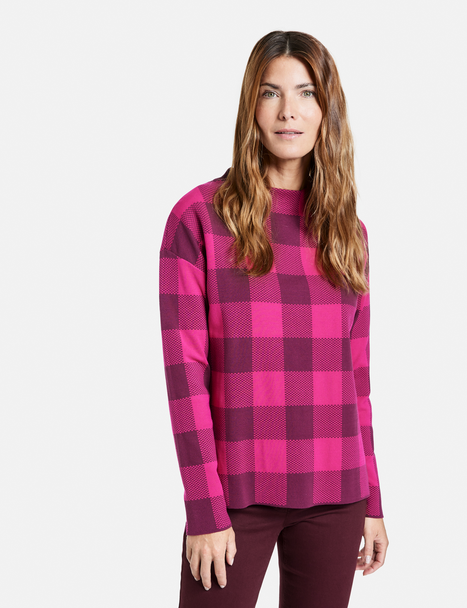 Pullover mit Karodessin