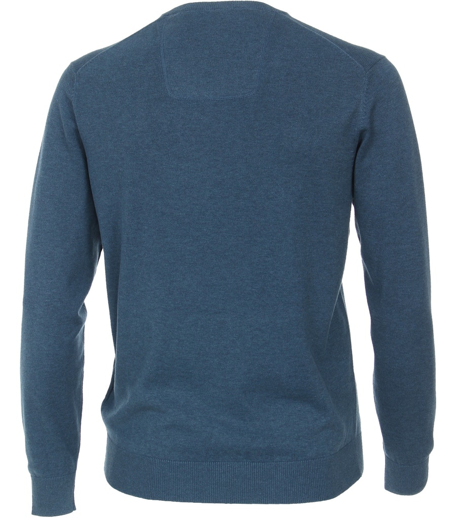 Pullover mit V-Ausschnitt uni 004430