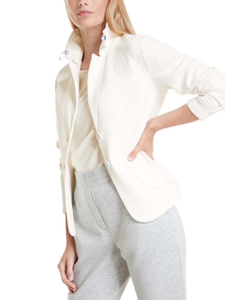 Blazer mit sportivem Reverskragen
