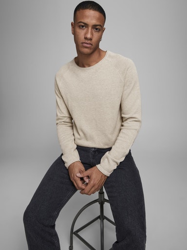 JJEHILL KNIT CREW NECK NOOS