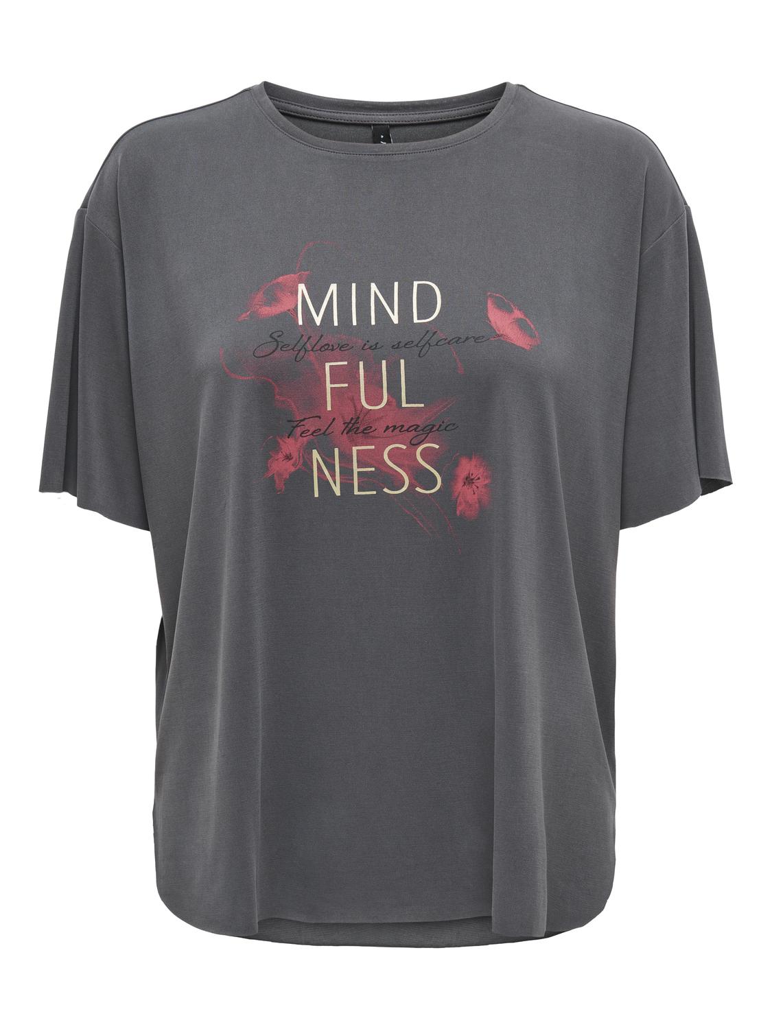 ONLFREE LIFE S/S PRINT TOP BOX JRS