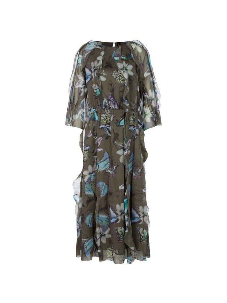 Verspieltes Kleid mit Butterfly-Print