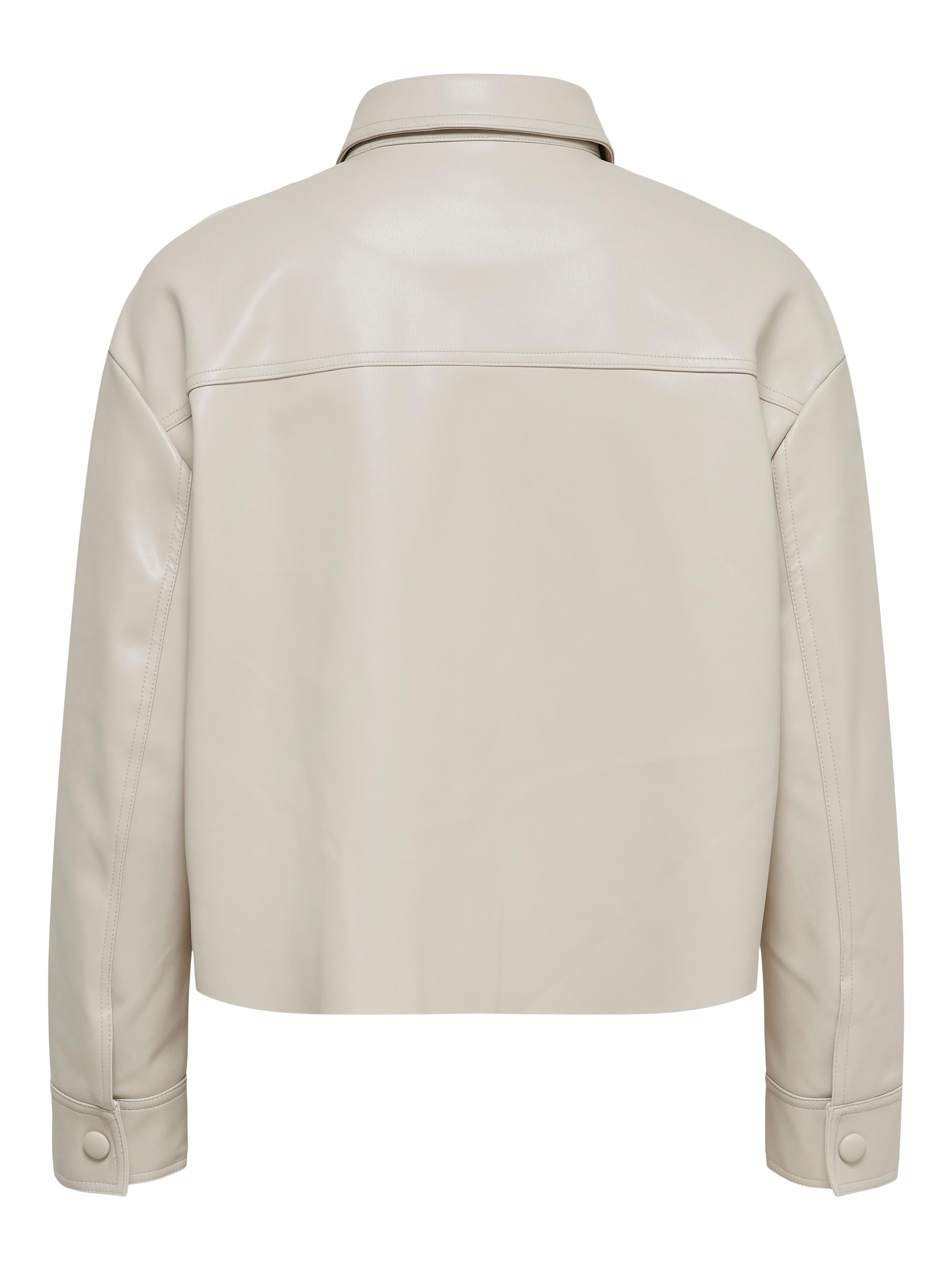 ONLMARINA L/S FAUX LEATHER JACKET PNT