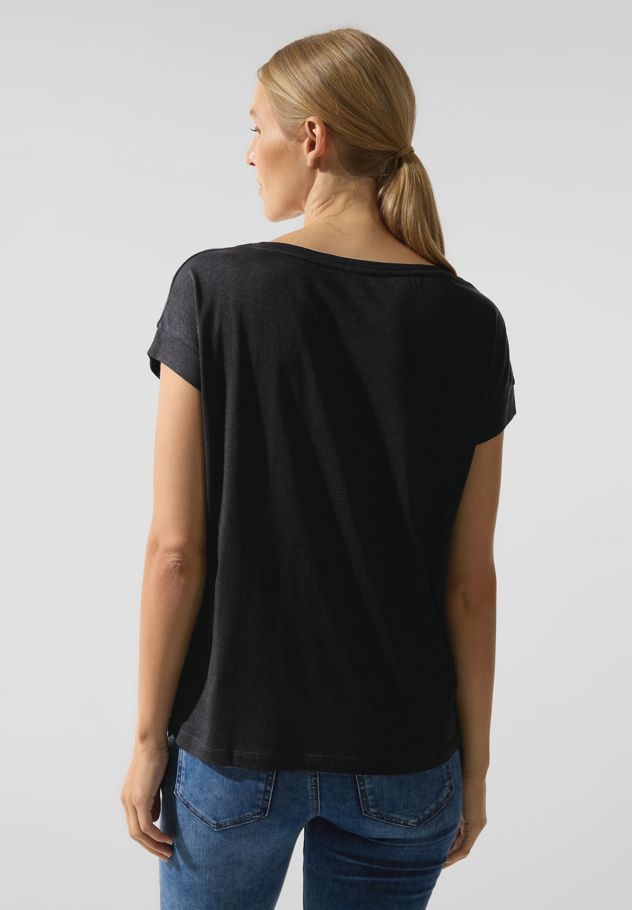 Wording Partprint Shirt
