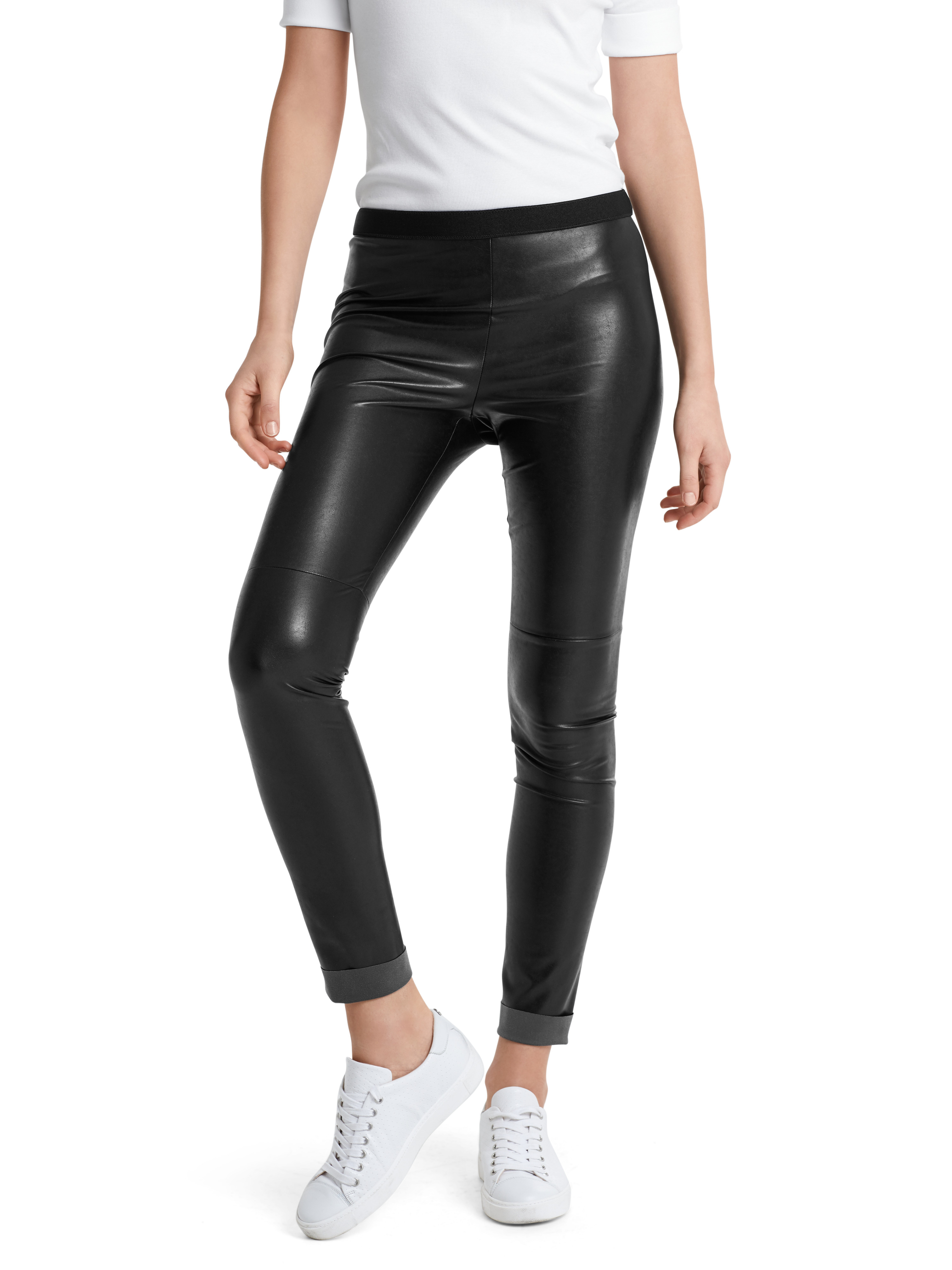 Leggings aus Kunstleder