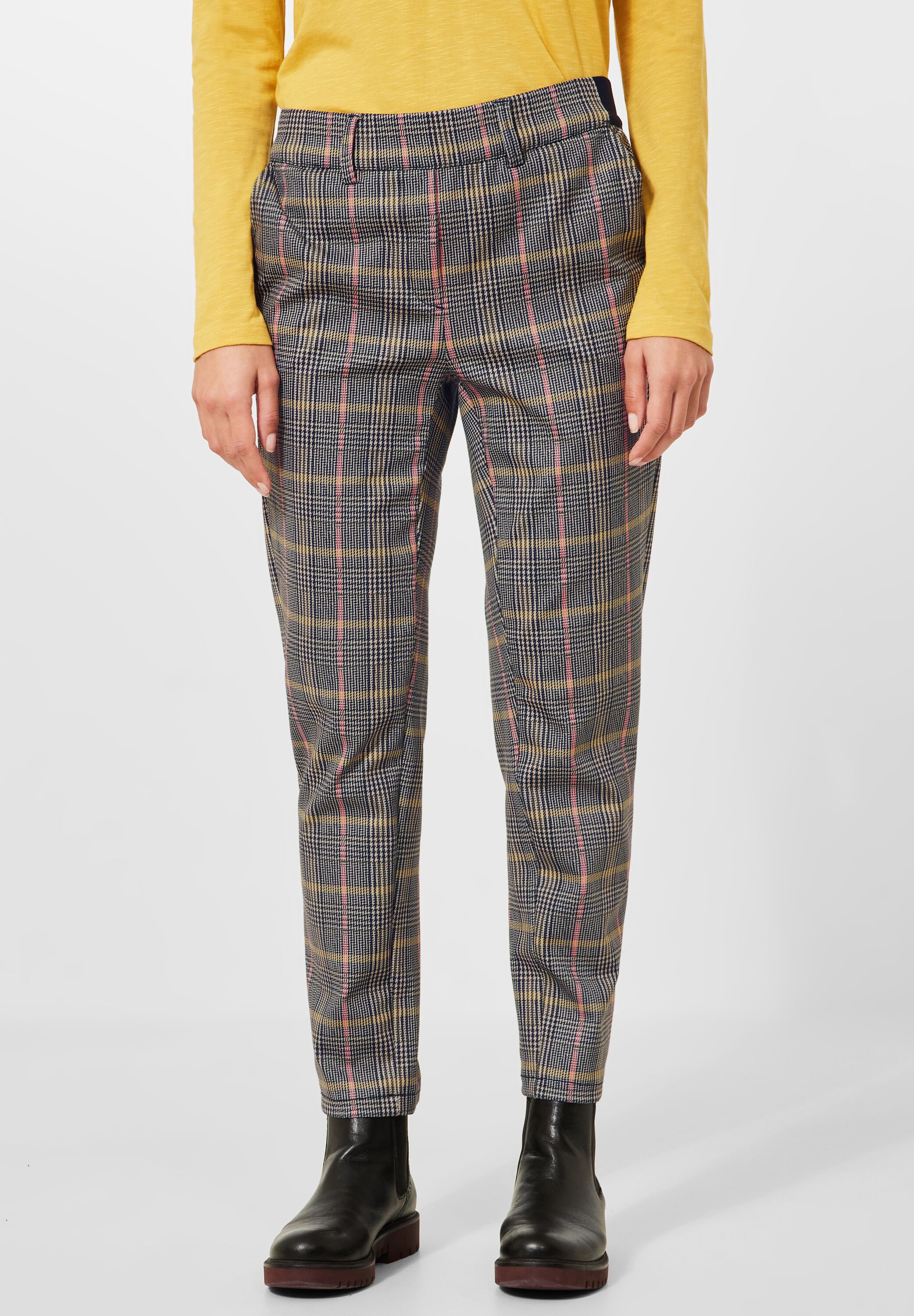 Casual Fit Hose in Glencheck