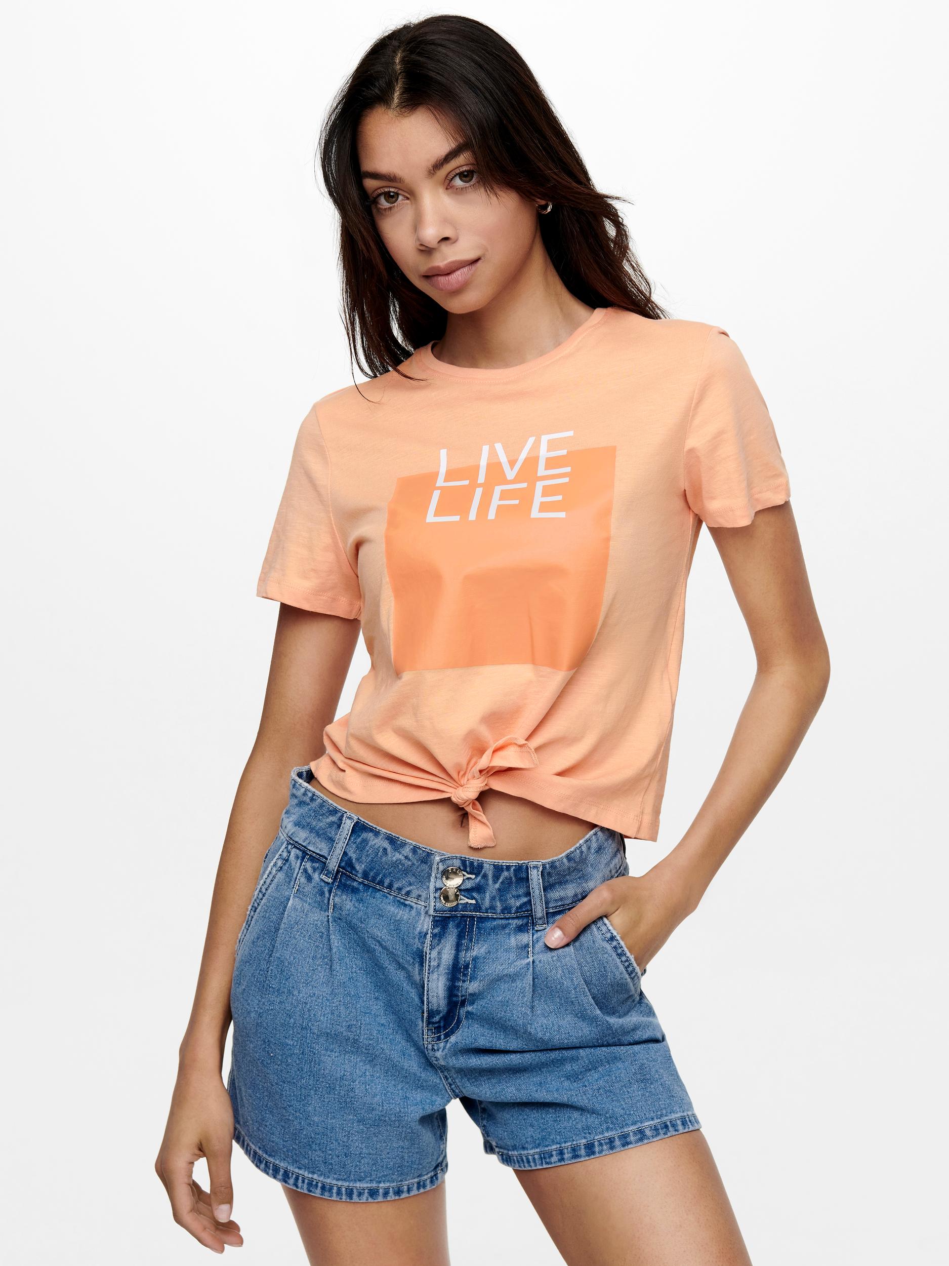 ONLSILLY LIFE S/S KNOT TOP BOX JRS