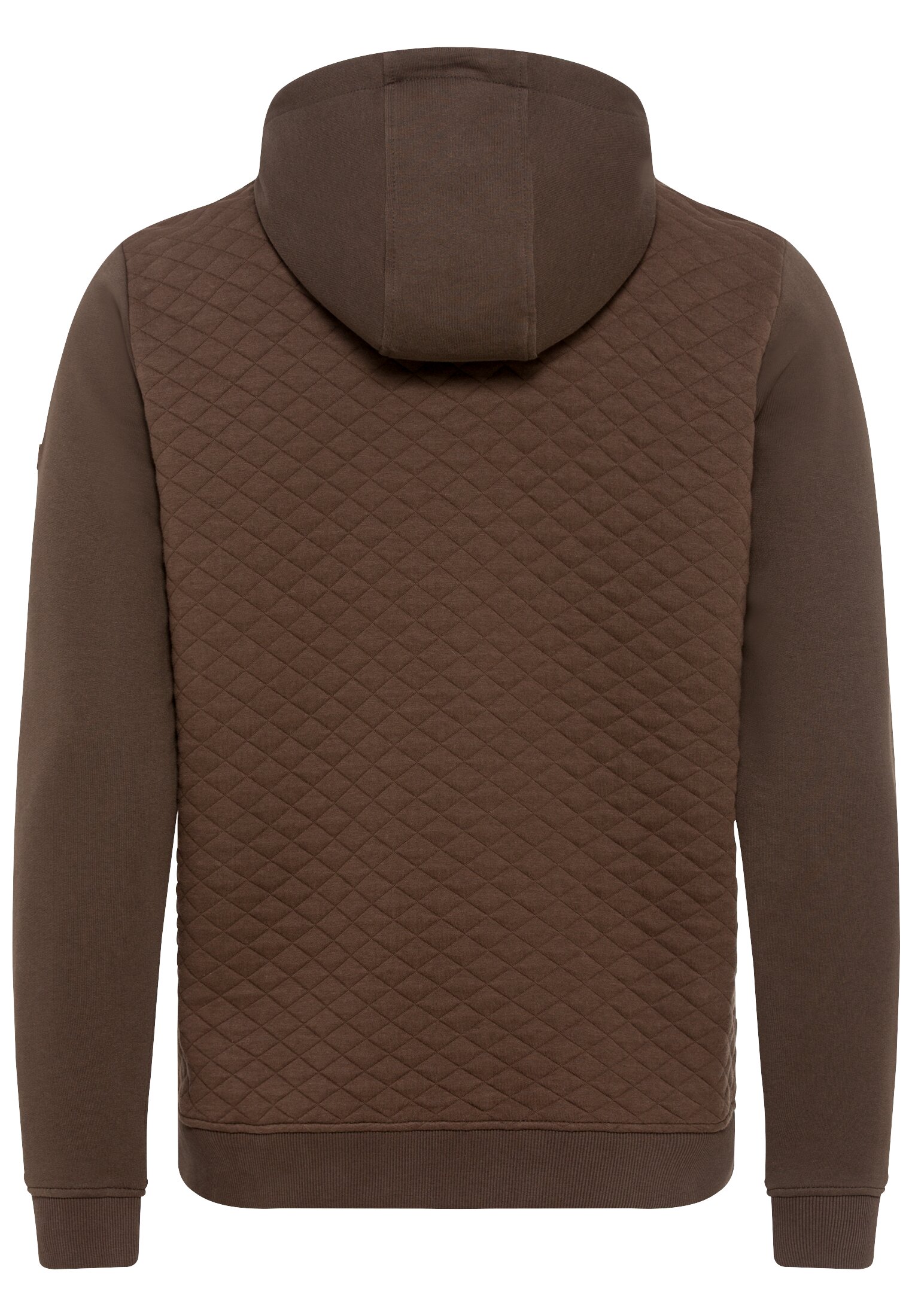 Gesteppte Sweatjacke mit Kapuze