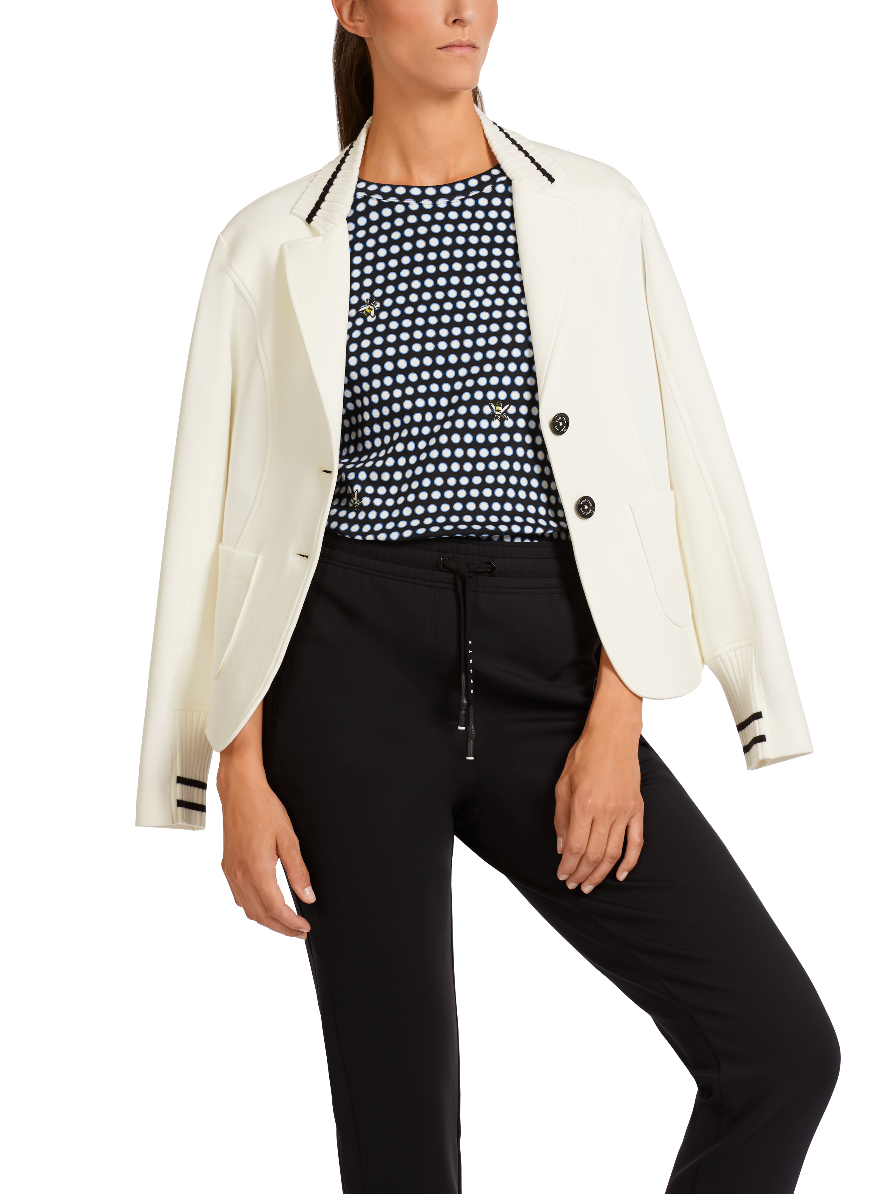 Sportlicher Blazer aus Baumwollstretch