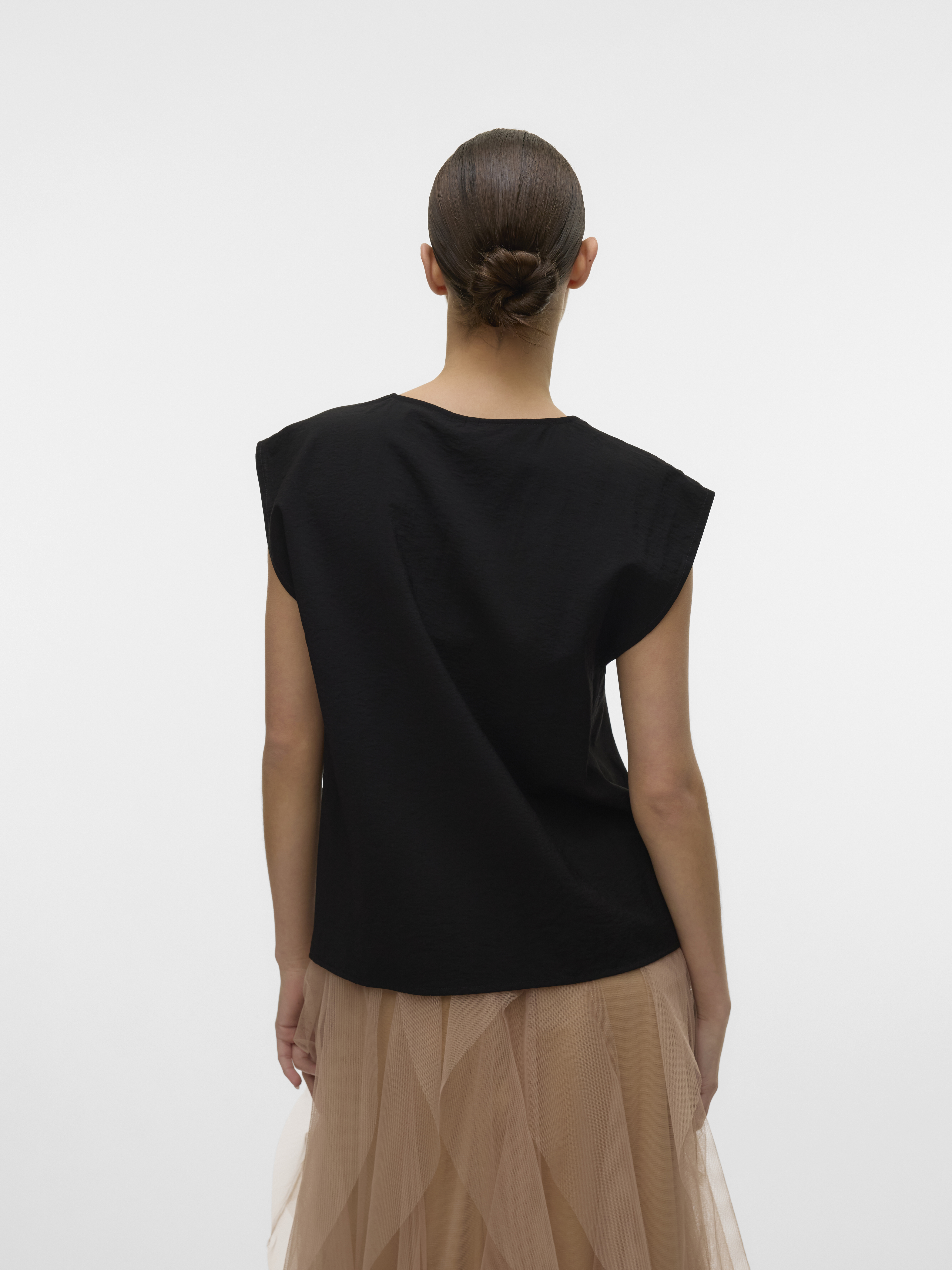 VMSAFA SL V-NECK LACE TOP WVN GA NOOS