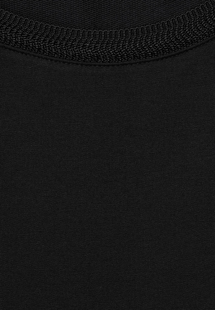 T-Shirt mit Rippdetail