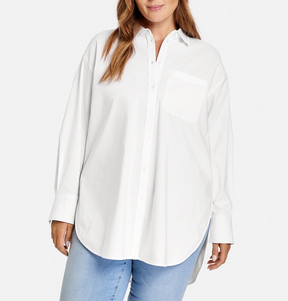 Klassische Longbluse Organic Cotton