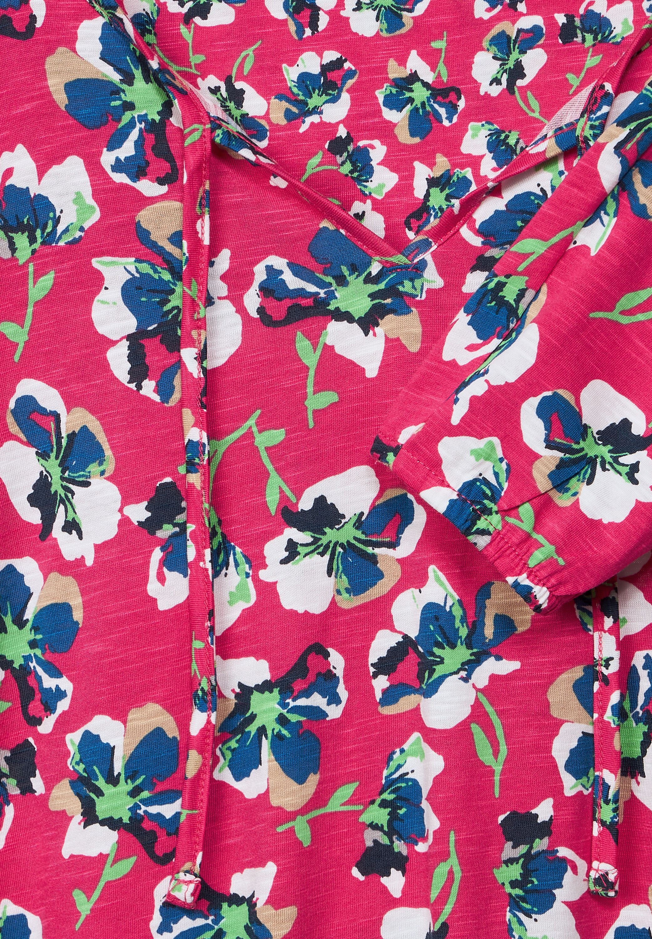 Tunikashirt mit Blumenmuster
