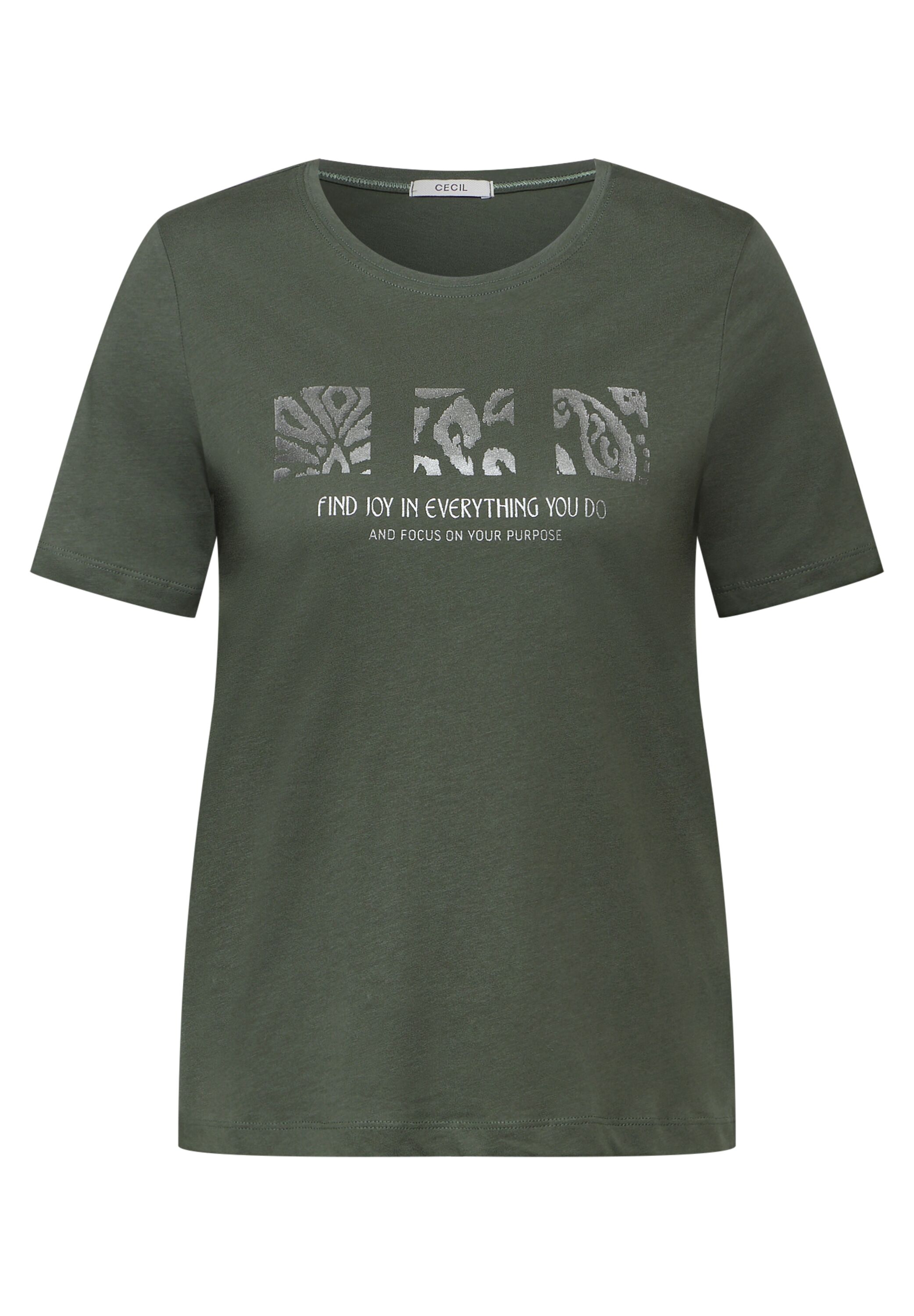 T-Shirt mit Schimmer Print