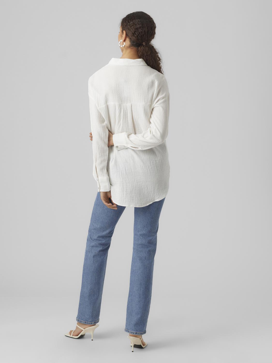 VMNATALI NIA LS LOOSE SHIRT WVN GA NOOS