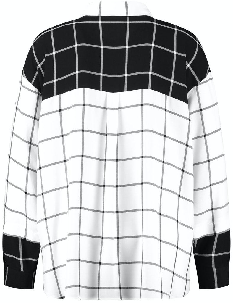 Bluse mit Karo-Dessin