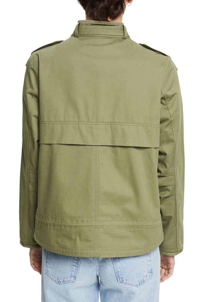 Jacke mit dekorativen Patten