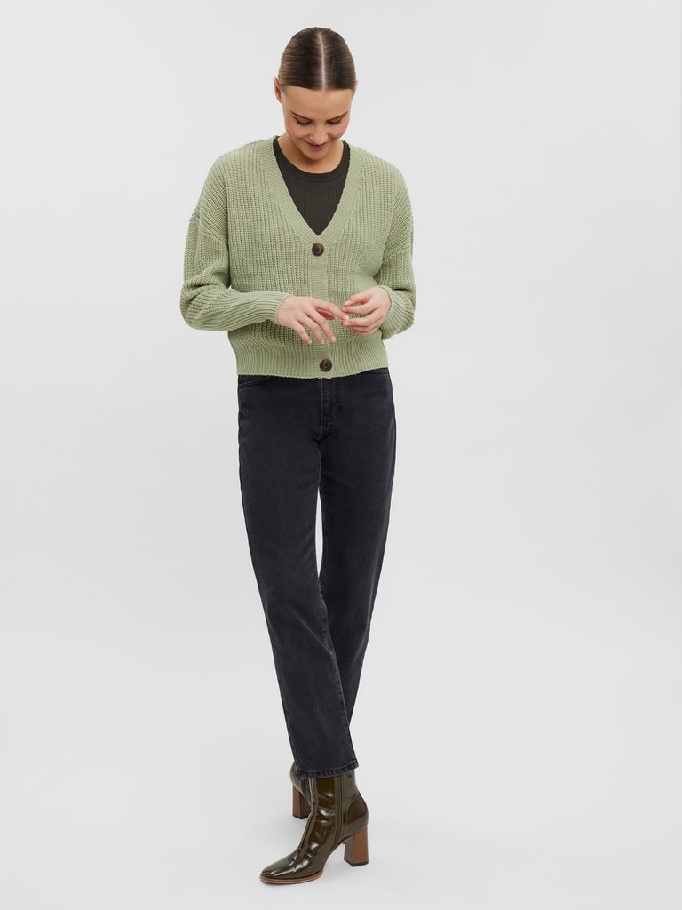 VMLEA LS V-NECK CUFF CARDIGAN NOOS