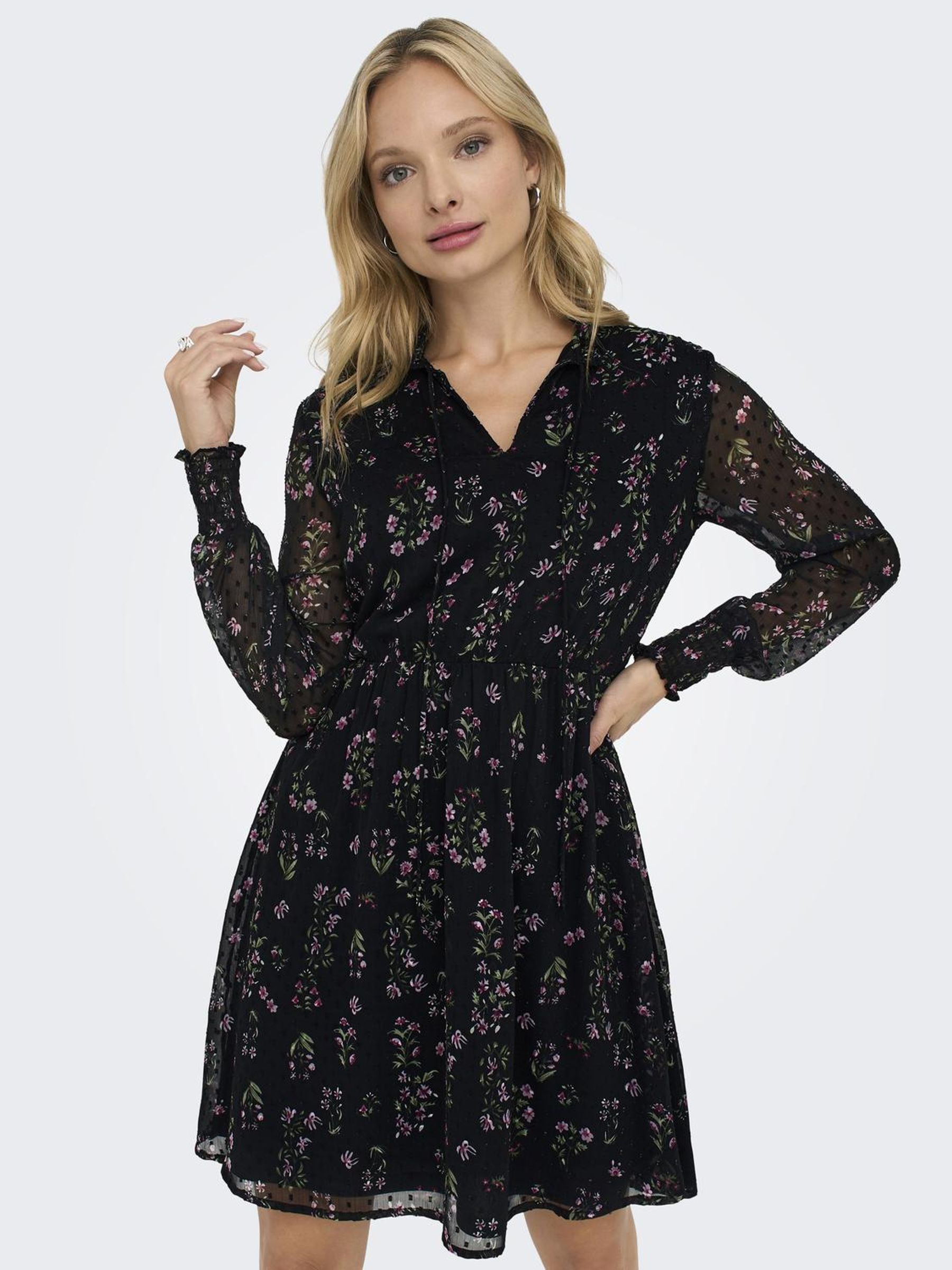 ONLTESSA ELIZA LS DRESS WVN