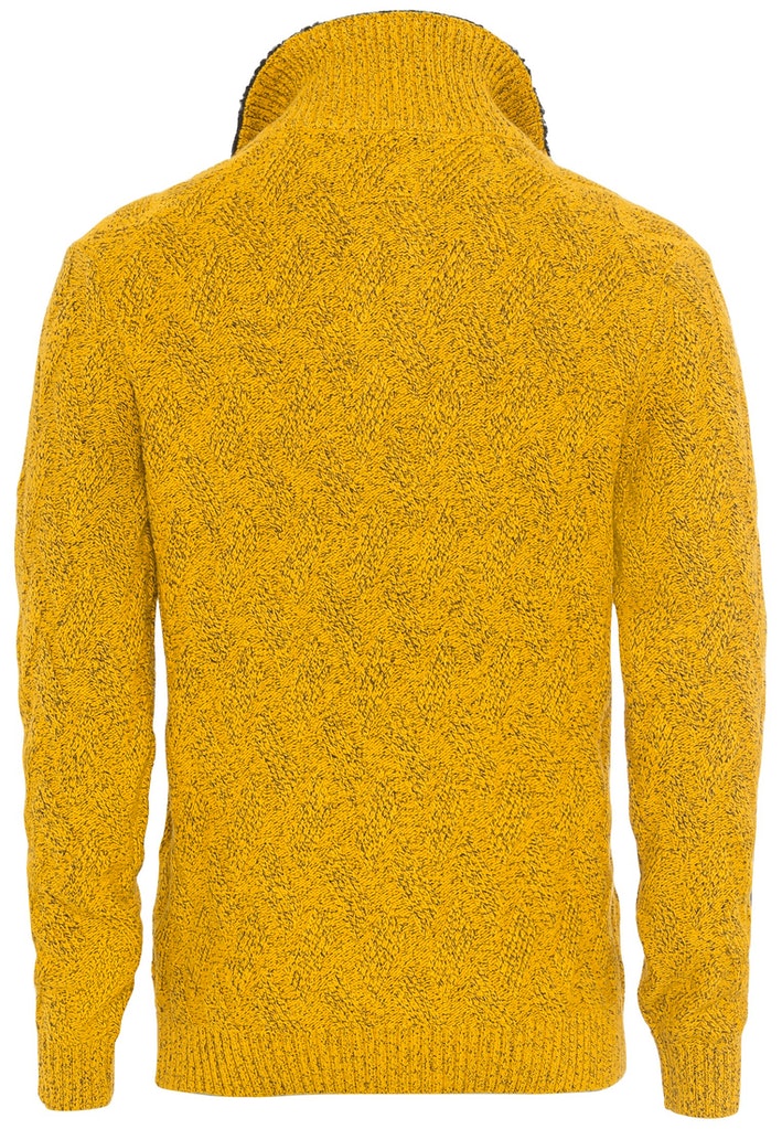 Troyer Pullover mit Teddyfell-Kragen