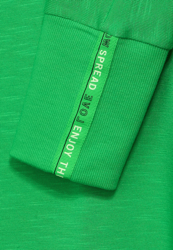 Langarmshirt in Unifarbe