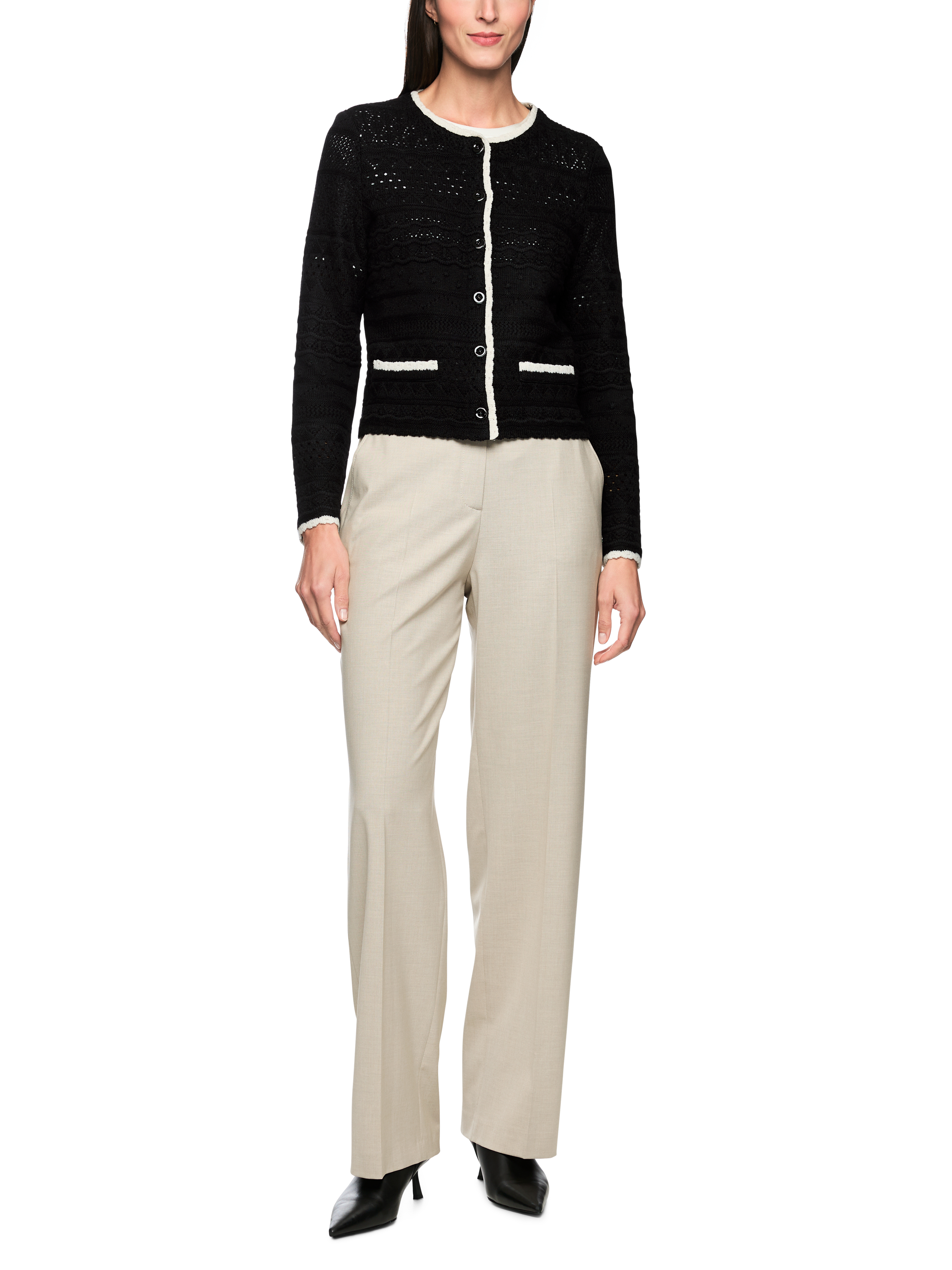 Schurwolle-Cardigan Knitted in Germany