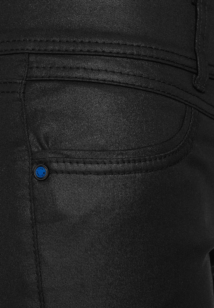 Slim Fit Hose mit Coating