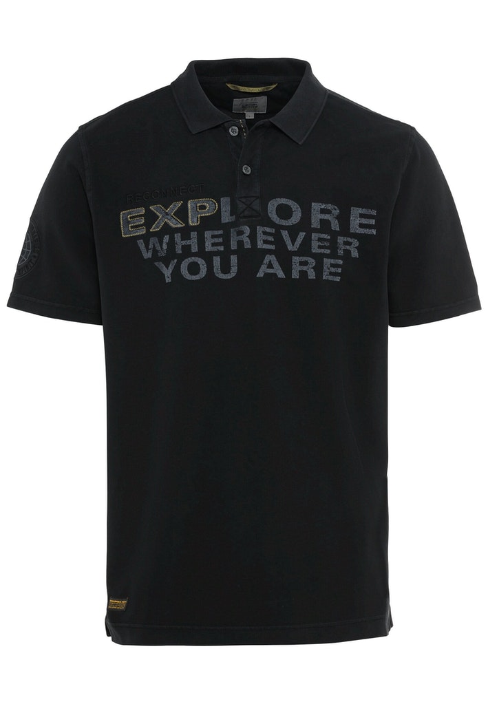 Kurzarm Poloshirt aus Baumwolle
