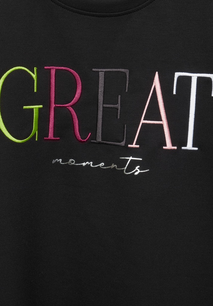 Sweatshirt mit Wording