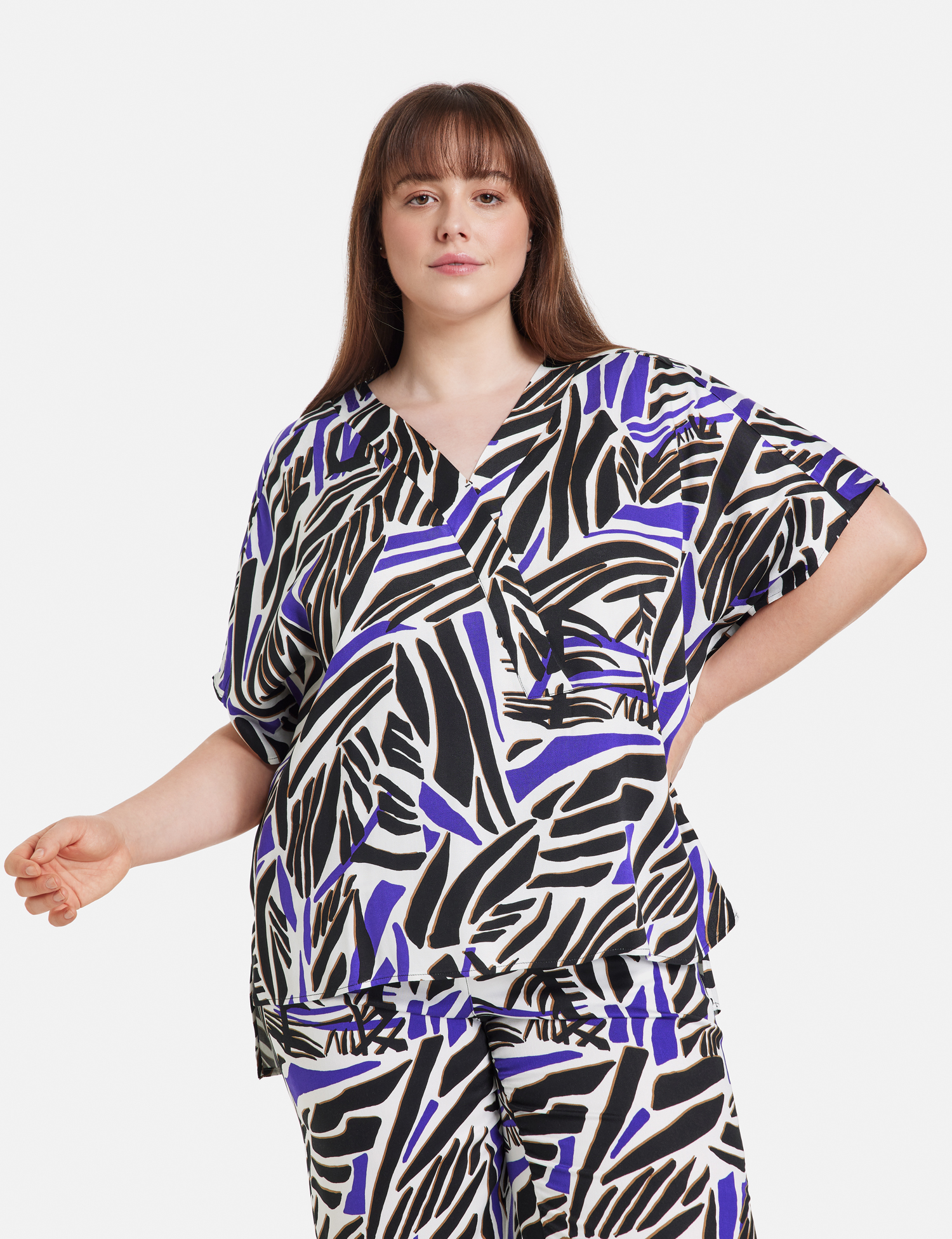 Fein schimmerndes Blusenshirt