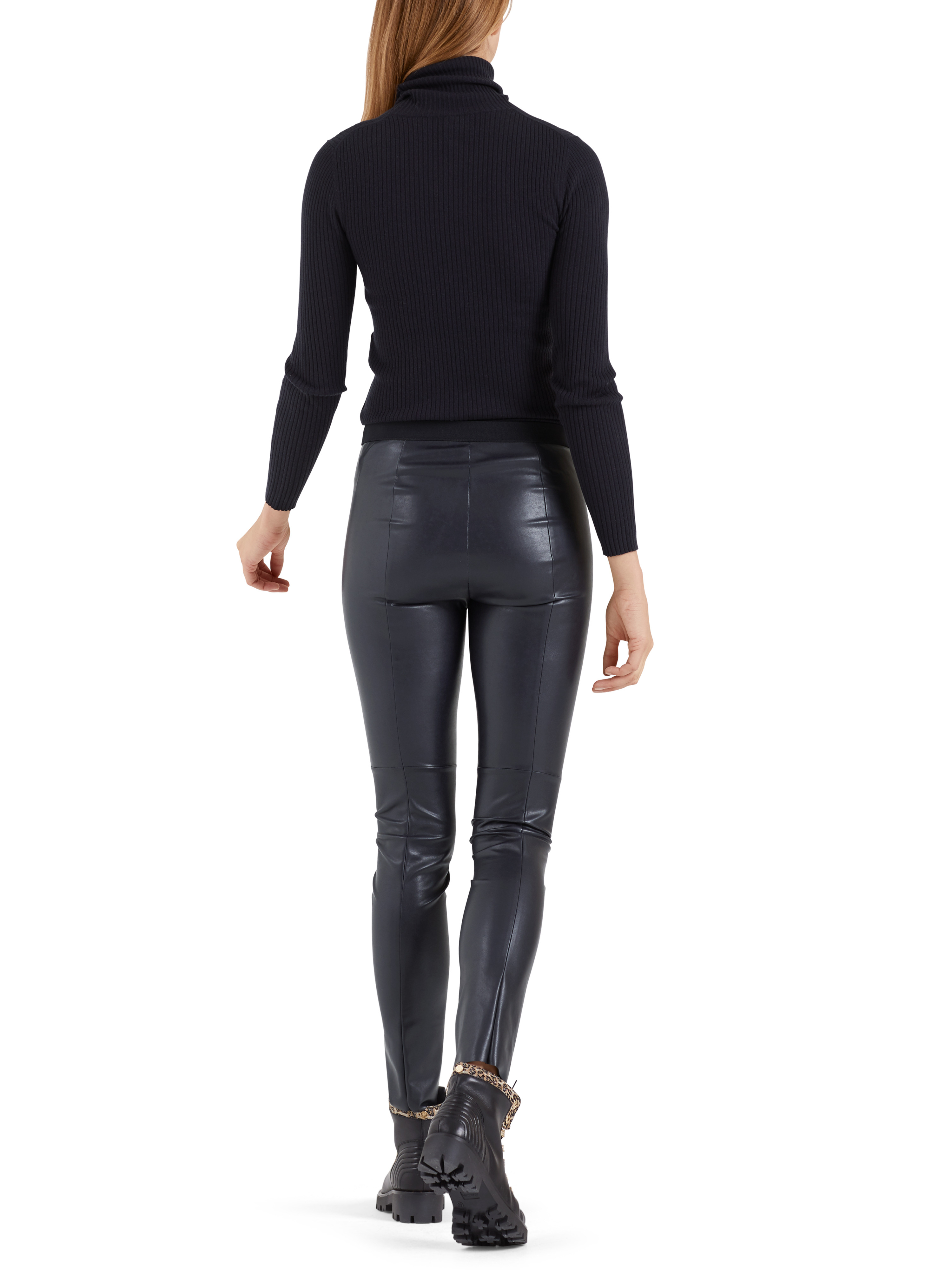 Leggings aus Kunstleder