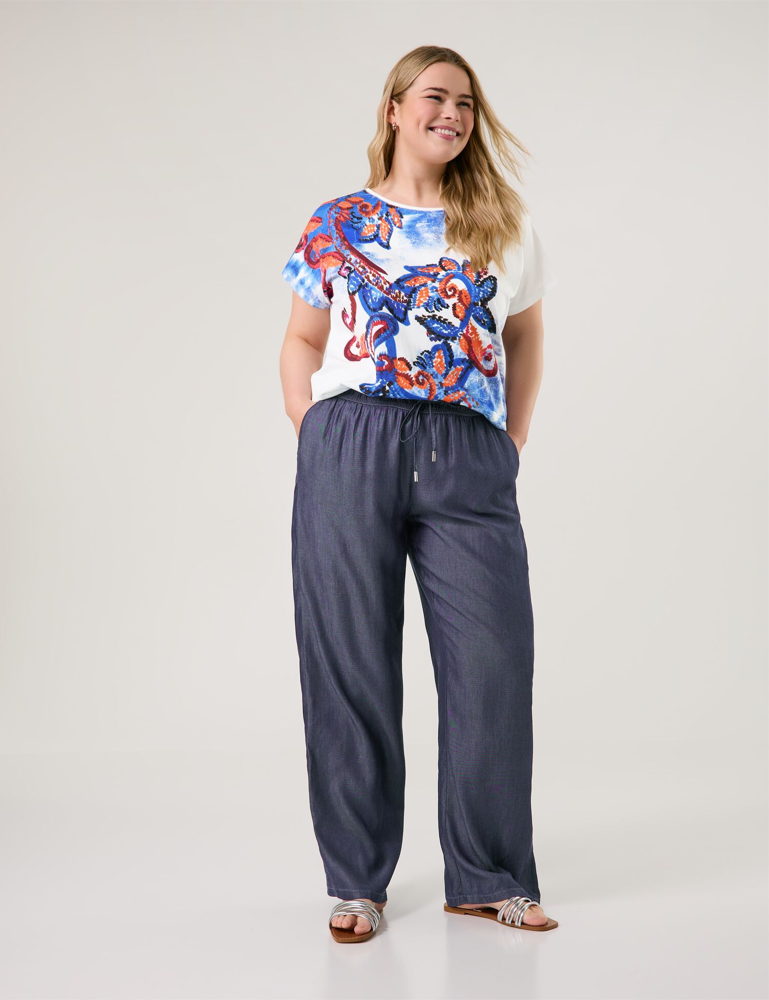 Lässiges Shirt mit Paisley-Print