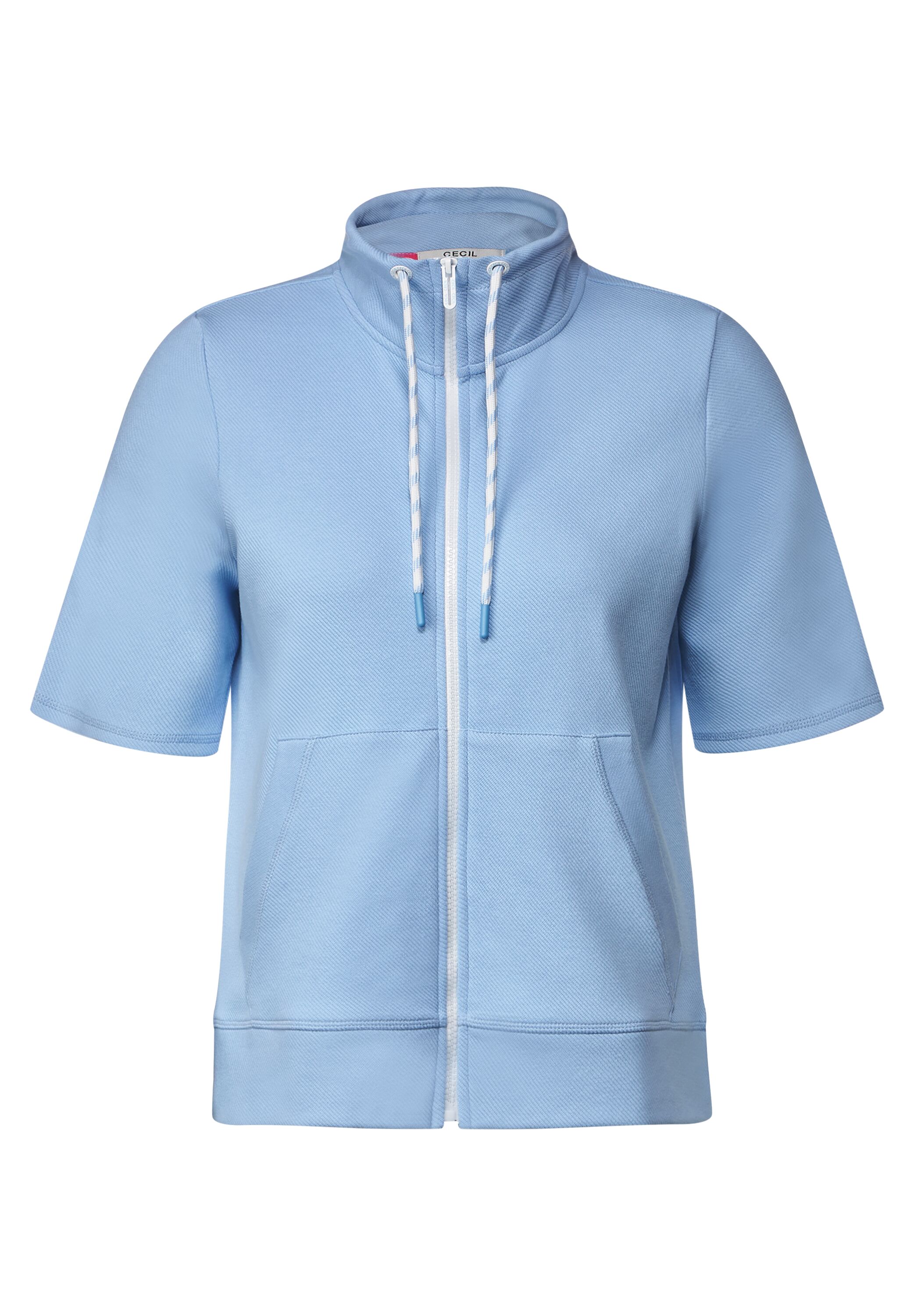 Kurzarm Sweatjacke