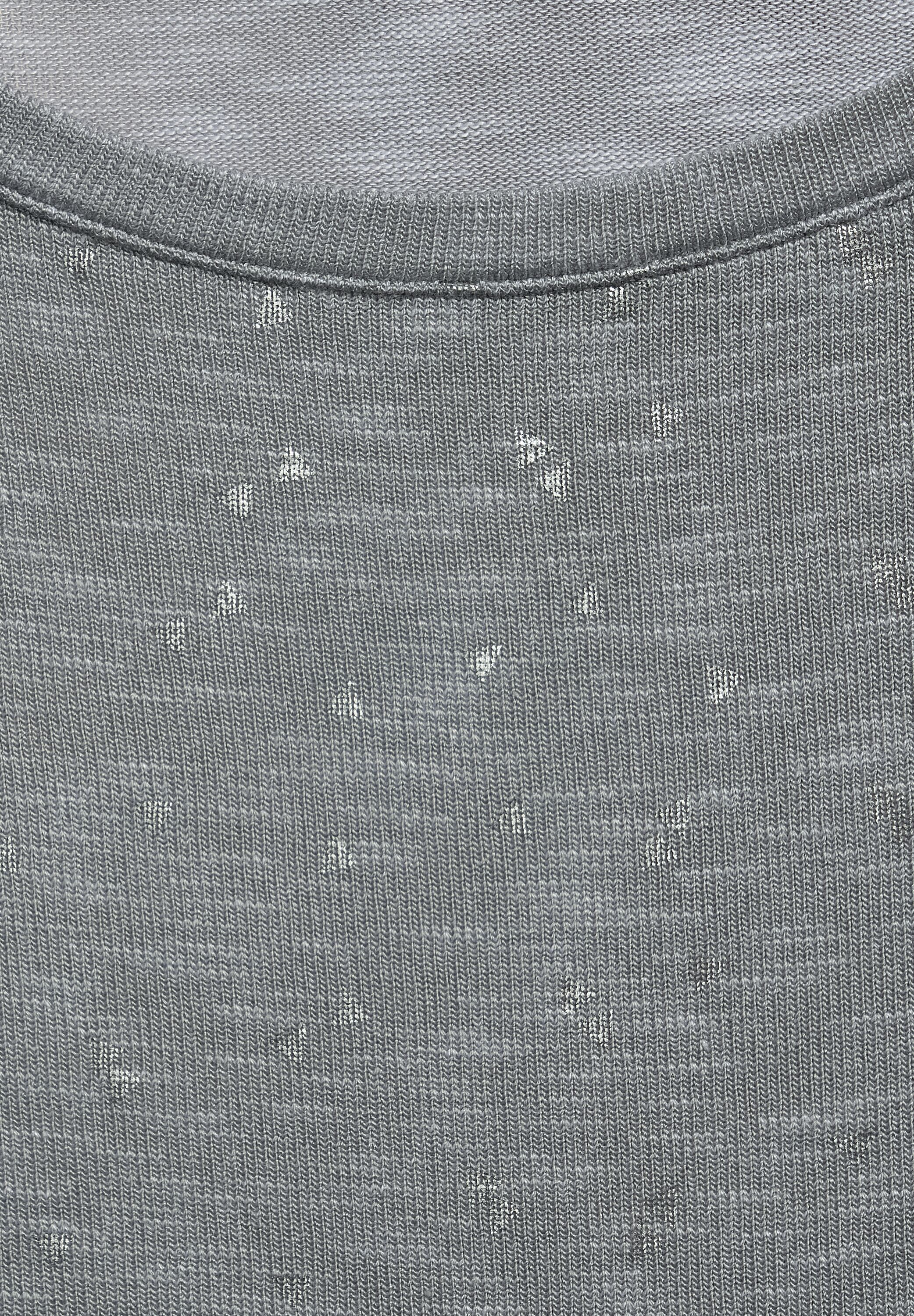 T-Shirt mit Folienprint