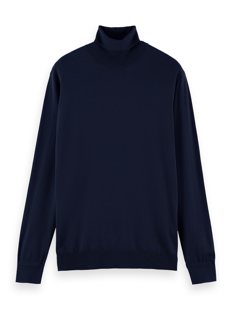 Melange turtleneck pullover, contains Ecovero™