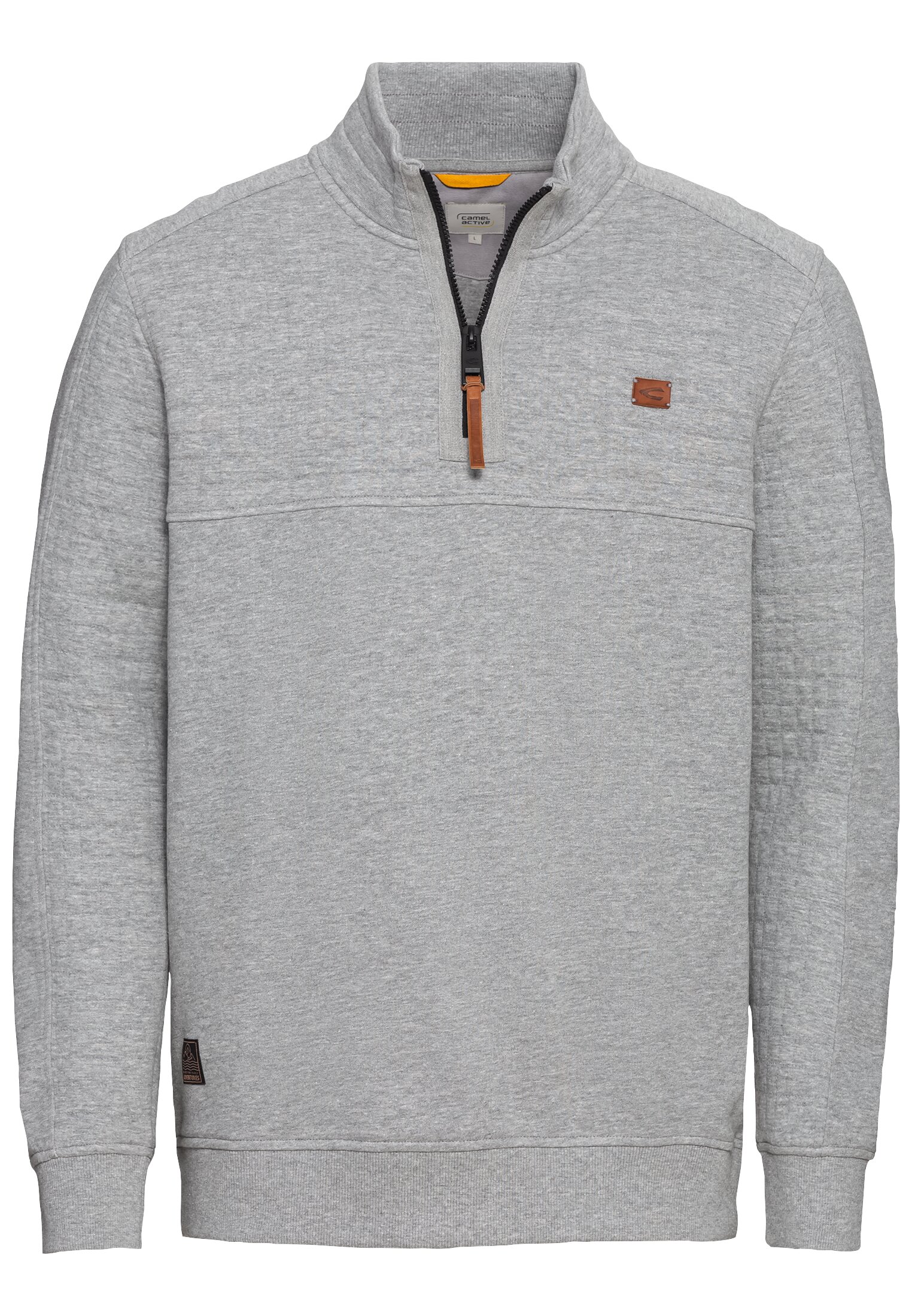 Sweatshirt mit Troyer-Kragen