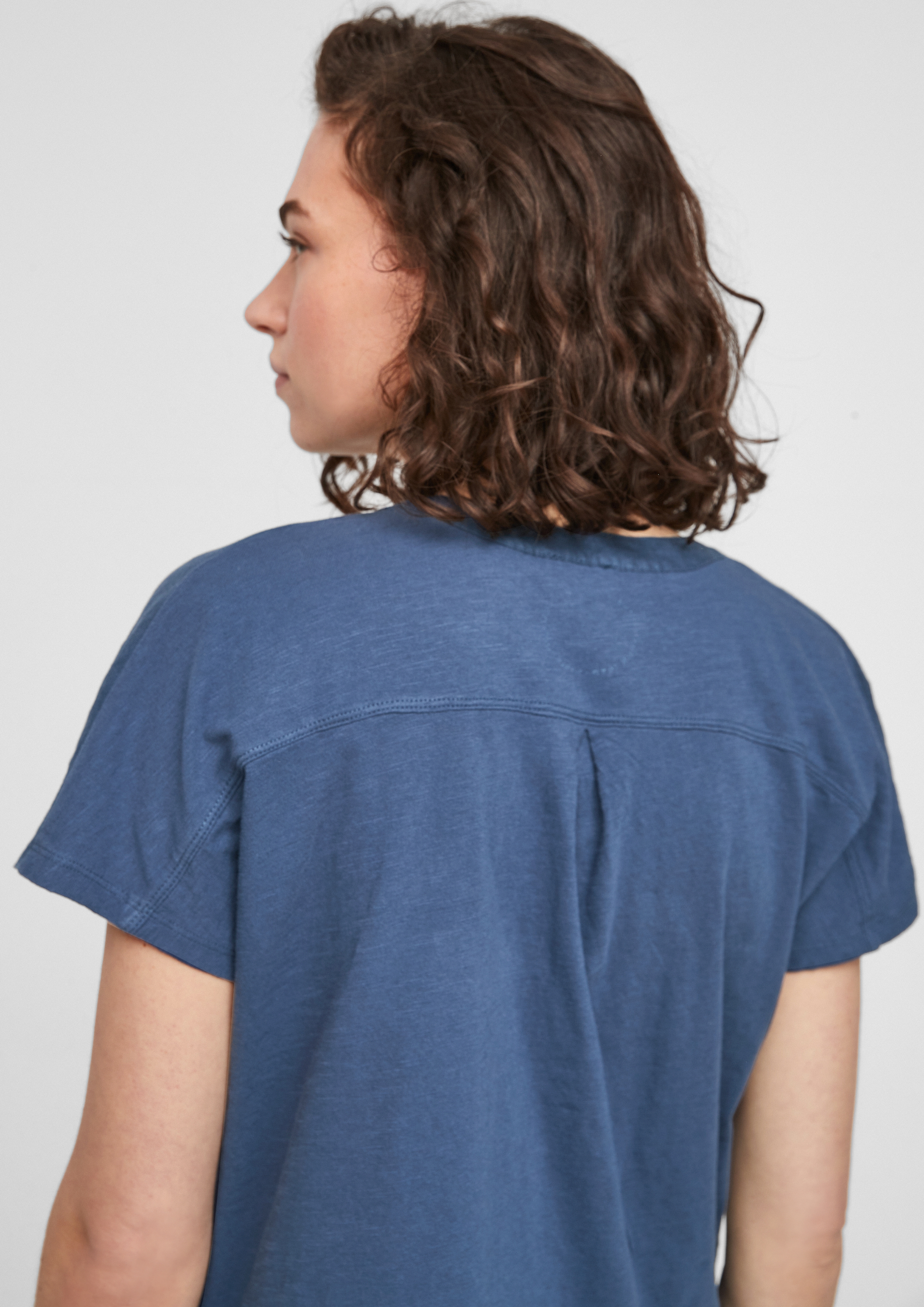 Materialmix-Shirt
