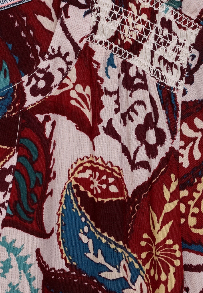 Paisley Print Bluse